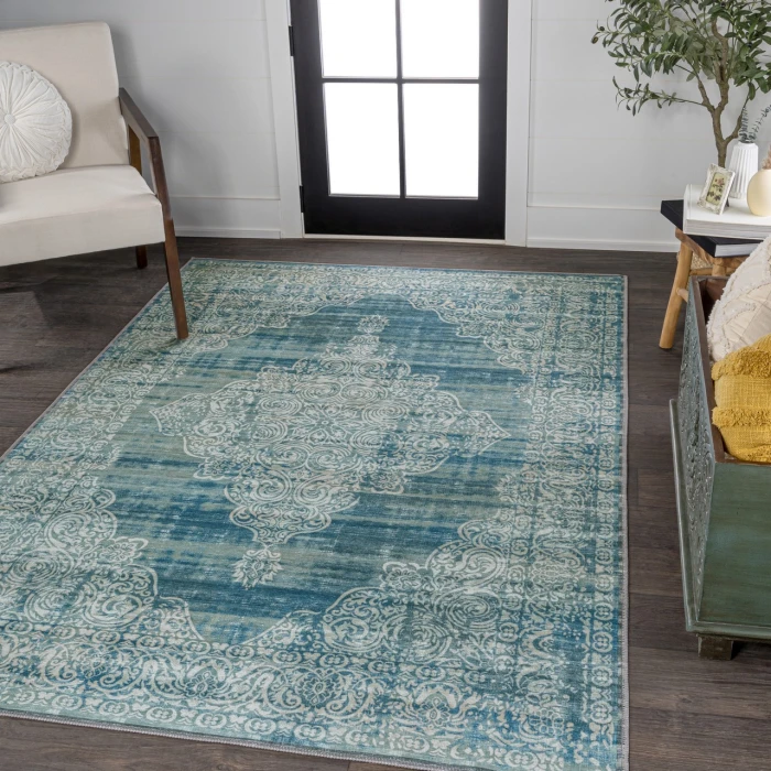 Jonathan Y WASHABLE Purple WSH107C 7ft.-10in. X 10ft. Rect. Rug