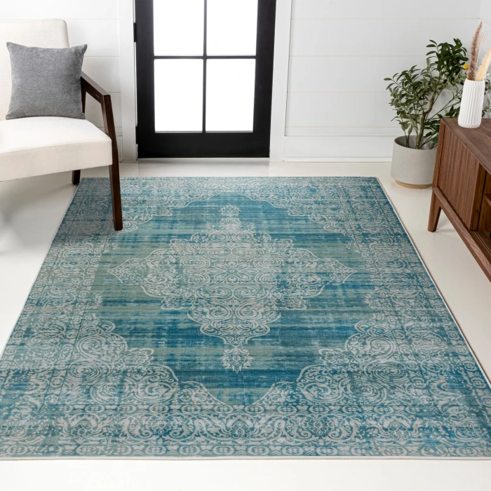 Jonathan Y WASHABLE Purple WSH107C 7ft.-10in. X 10ft. Rect. Rug