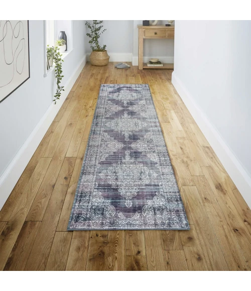 Jonathan Y WASHABLE Blue WSH108B 2ft. X 8ft. Rect. Rug