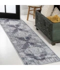 Jonathan Y WASHABLE Blue WSH108B 2ft. X 8ft. Rect. Rug