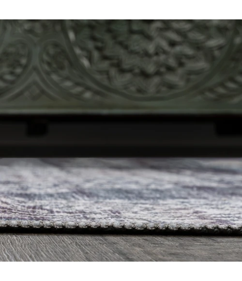 Jonathan Y WASHABLE Purple WSH107C 3ft.-11in. X 6ft. Rect. Rug