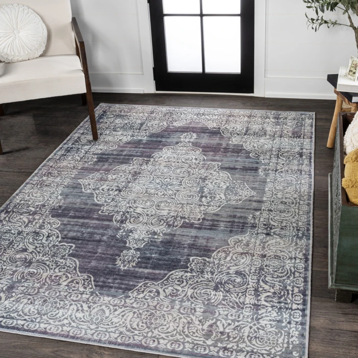 Jonathan Y WASHABLE Green WSH109E 7ft.-10in. X 10ft. Rect. Rug