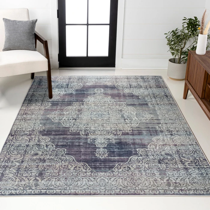 Jonathan Y WASHABLE Green WSH109E 7ft.-10in. X 10ft. Rect. Rug