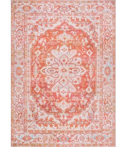 Jonathany Wsh108A WSH108A Orange/Cream Area Rug 7 ft. 10 in. X 10 ft. Rectangle