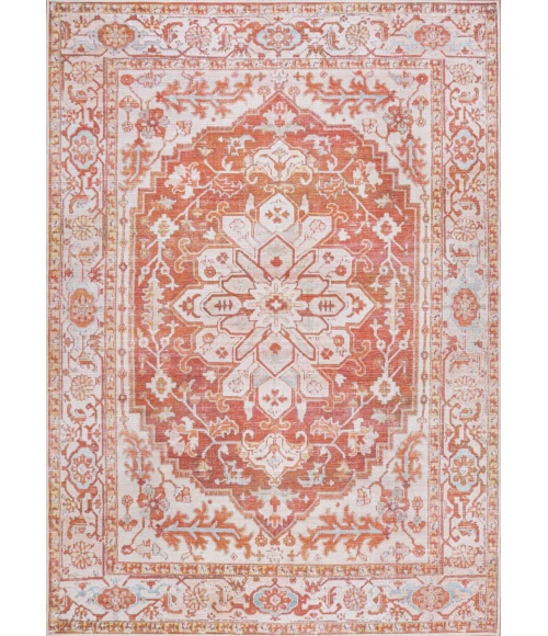 Jonathan Y WASHABLE Orange WSH109A 9ft. X 12ft. Rect. Rug