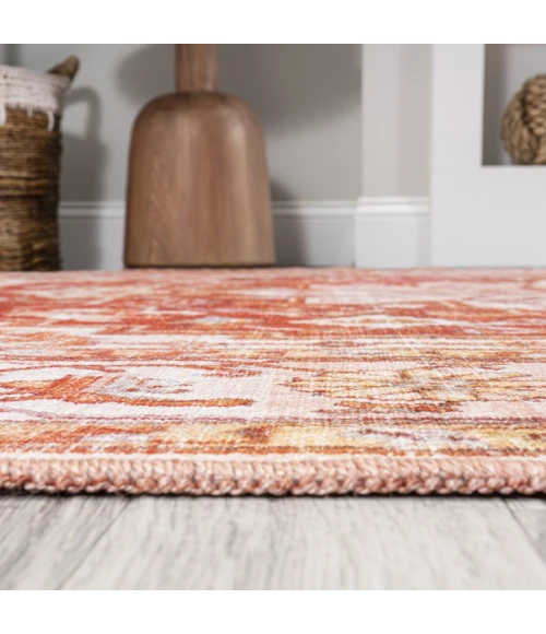 Jonathan Y WASHABLE Orange WSH109A 9ft. X 12ft. Rect. Rug