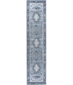 Jonathan Y WASHABLE Blue WSH108B 2ft. X 8ft. Rect. Rug