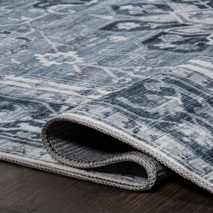 Jonathan Y WASHABLE Blue WSH108B 2ft.-11in. X 5ft. Rect. Rug