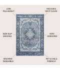 Jonathan Y WASHABLE Blue WSH108B 2ft.-11in. X 5ft. Rect. Rug