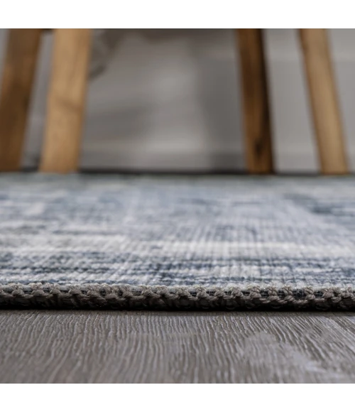 Jonathan Y WASHABLE Blue WSH108B 2ft. X 8ft. Rect. Rug