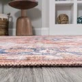 Jonathan Y WASHABLE Blue WSH109B 7ft.-10in. Square Rug