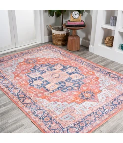 Jonathany Wsh109A WSH109A Orange/Cream Area Rug 15 ft. 3 in. X 7 ft. 7 in. Rectangle