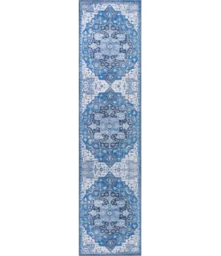 Jonathany Wsh109B WSH109B Blue/Navy Area Rug 2 ft. X 8 ft. Rectangle