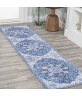 Jonathan Y WASHABLE Blue WSH109B 2ft. X 10ft. Rect. Rug