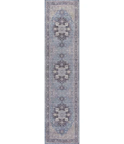 Jonathan Y WASHABLE Blue WSH109C 2ft. X 8ft. Rect. Rug
