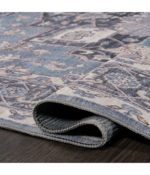 Jonathan Y WASHABLE Blue WSH109C 3ft.-11in. X 6ft. Rect. Rug