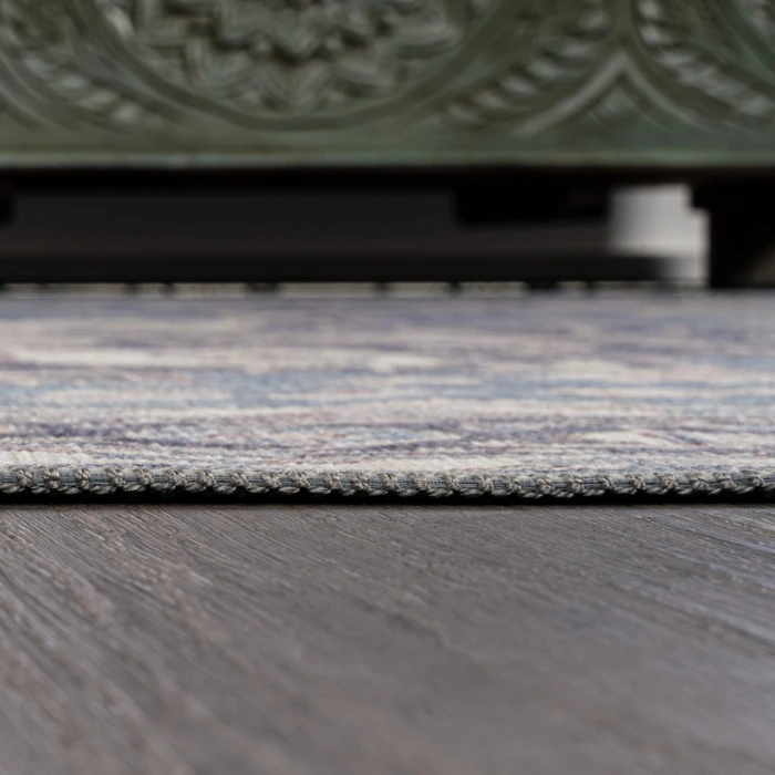 Jonathan Y WASHABLE Blue WSH109C 2ft. X 8ft. Rect. Rug