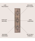 Jonathan Y WASHABLE Beige WSH109D 2ft. X 8ft. Rect. Rug