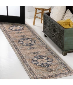 Jonathan Y WASHABLE Beige WSH109D 2ft. X 8ft. Rect. Rug