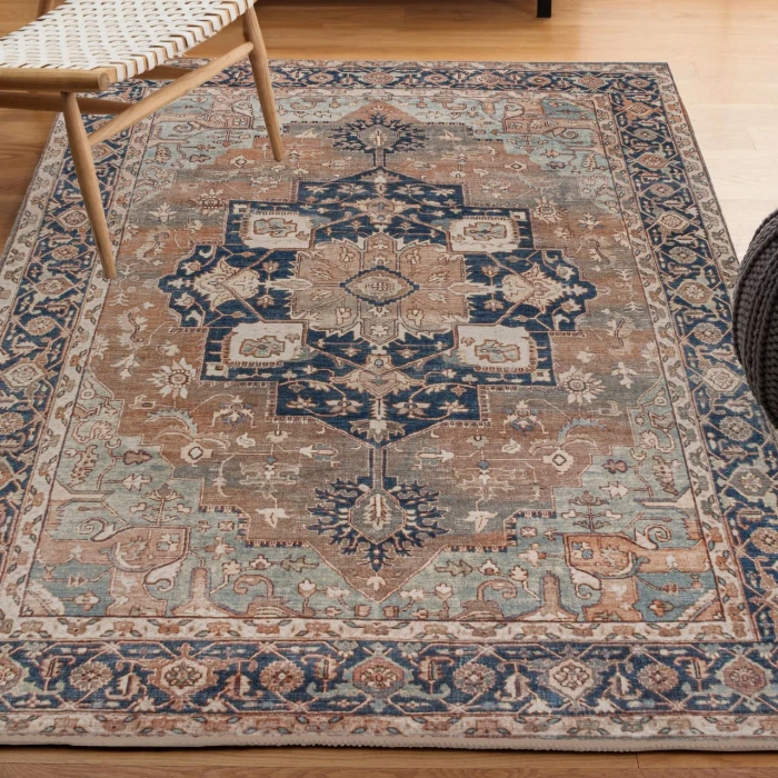 Jonathan Y WASHABLE Beige WSH109D 5ft.3in. X 7ft.7in. Rect. Rug