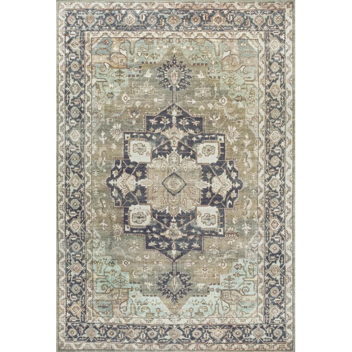 Jonathan Y WASHABLE Green WSH109E 2ft.-11in. X 5ft. Rect. Rug