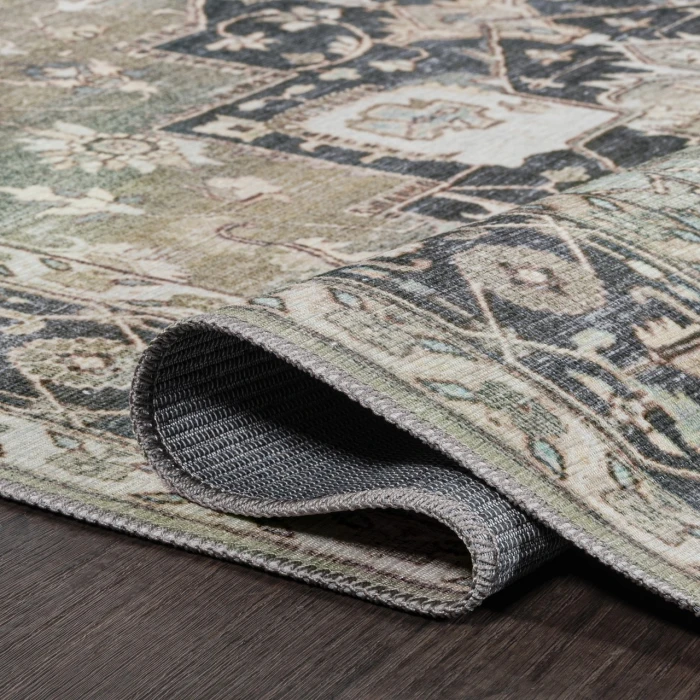 Jonathan Y WASHABLE Green WSH109E 2ft.-11in. X 5ft. Rect. Rug