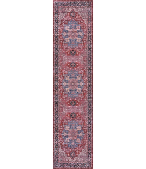 Jonathan Y WASHABLE Red WSH109F 2ft. X 8ft. Rect. Rug