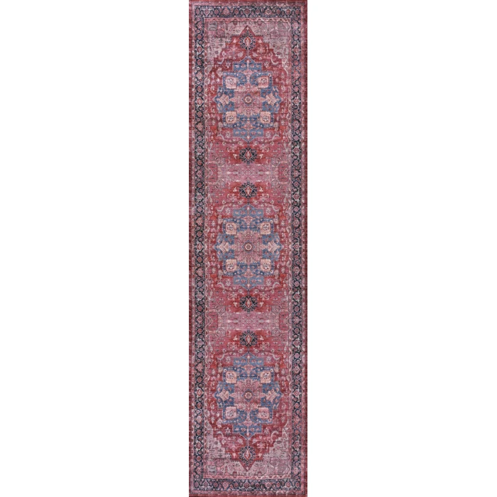 Jonathan Y WASHABLE Red WSH109F 2ft. X 8ft. Rect. Rug