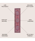 Jonathan Y WASHABLE Red WSH109F 2ft. X 8ft. Rect. Rug