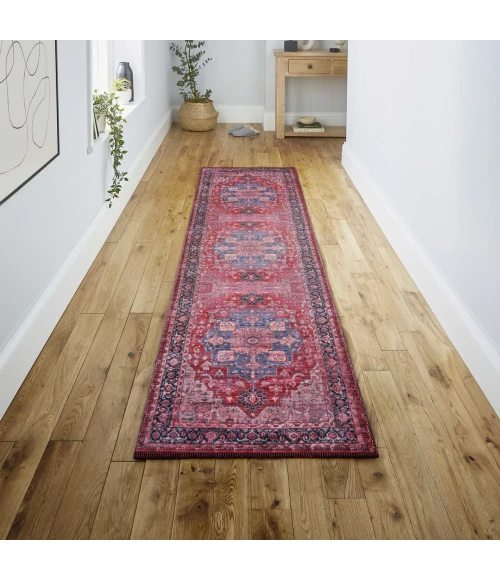 Jonathan Y WASHABLE Red WSH109F 2ft. X 8ft. Rect. Rug