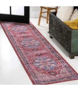 Jonathan Y WASHABLE Red WSH109F 2ft. X 8ft. Rect. Rug