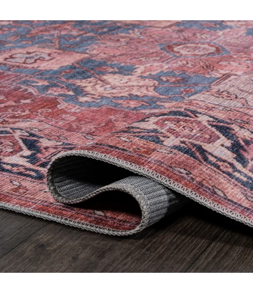 Jonathan Y WASHABLE Red WSH109F 2ft. X 8ft. Rect. Rug