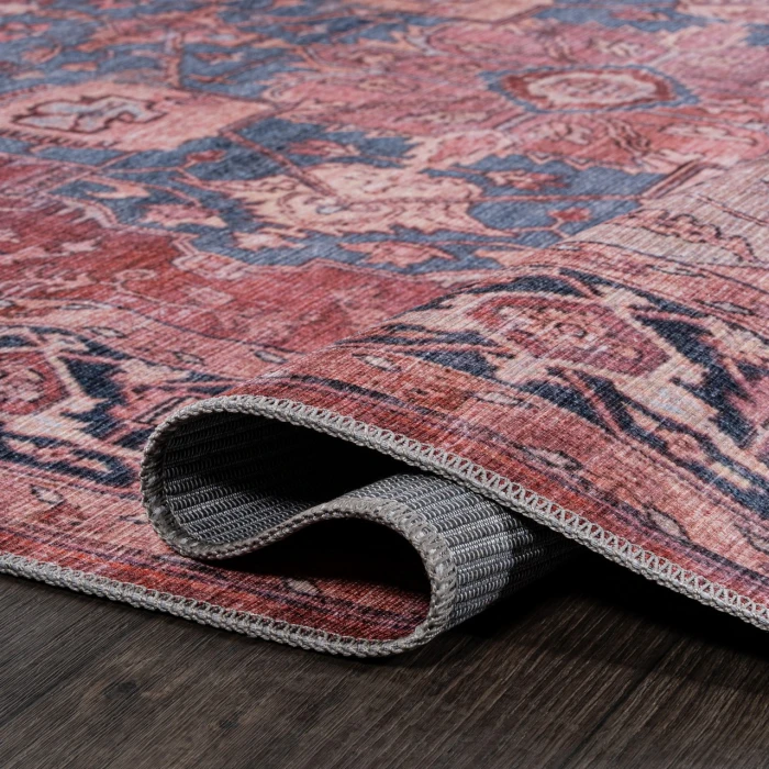 Jonathan Y WASHABLE Red WSH109F 2ft. X 8ft. Rect. Rug