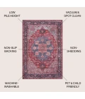 Jonathan Y WASHABLE Red WSH109F 2ft.-11in. X 5ft. Rect. Rug