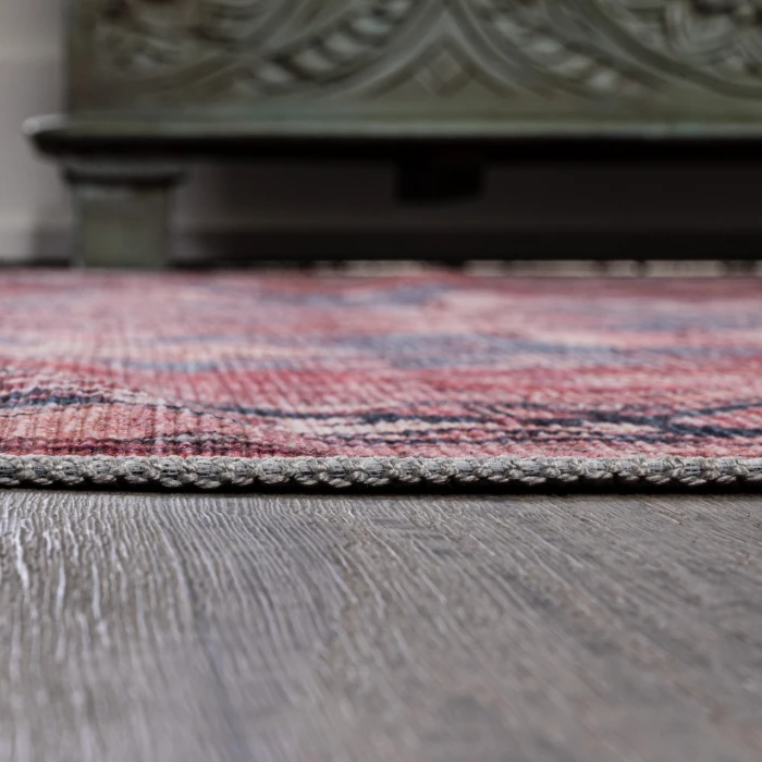 Jonathan Y WASHABLE Red WSH109F 2ft. X 8ft. Rect. Rug