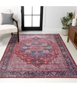 Jonathan Y WASHABLE Red WSH109F 5ft.3in. X 7ft.7in. Rect. Rug