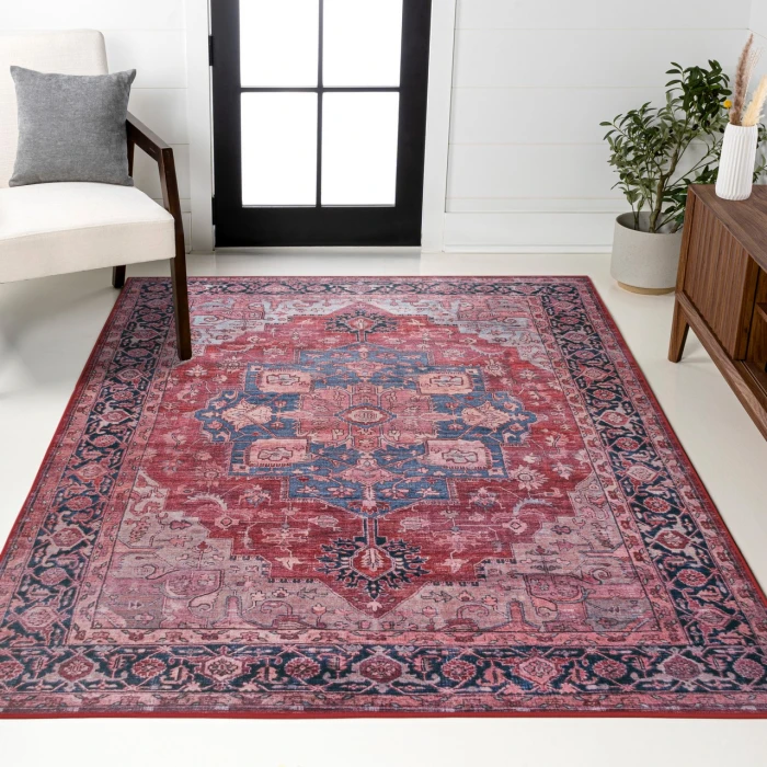 Jonathan Y WASHABLE Brown NFR100A 7ft.-10in. X 10ft. Rect. Rug