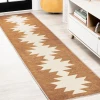 Jonathany Wsh110A WSH110A Terracotta/Cream Area Rug 2 ft. X 8 ft. Rectangle