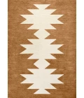 Chayton Minimalist Geometric Machine-Washable Terracotta/Cream 8 ft. x 10 ft. Area Rug