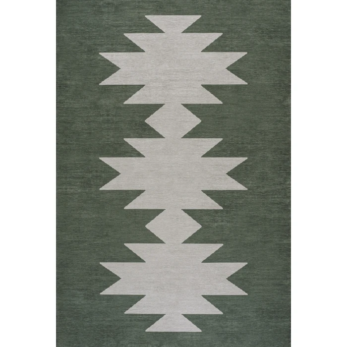 Jonathan Y WASHABLE Gray WSH110D 8ft.-10in. X 12ft. Rect. Rug
