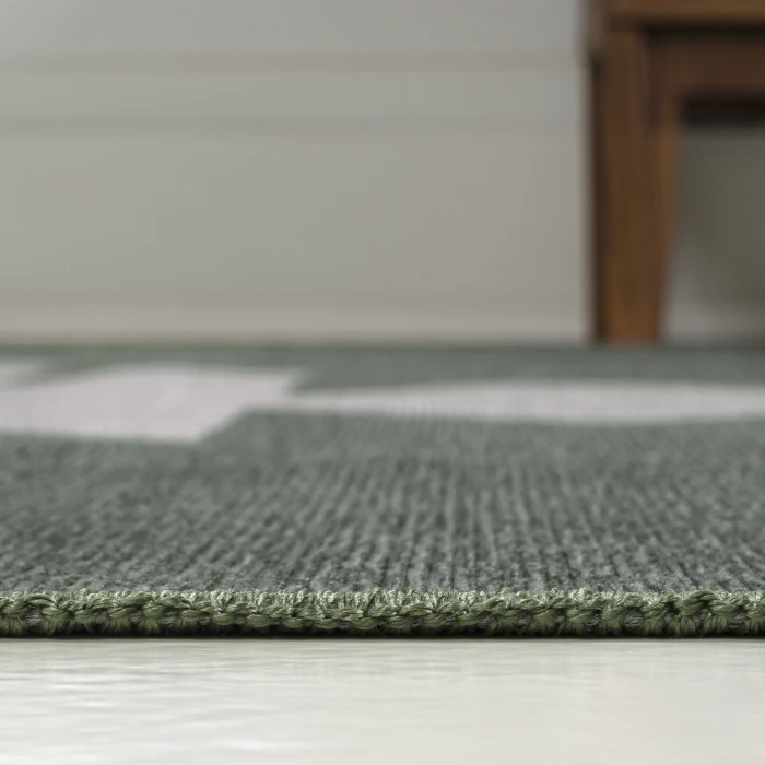 Jonathan Y WASHABLE Gray WSH110D 8ft.-10in. X 12ft. Rect. Rug