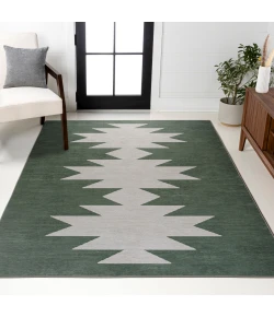 Jonathan Y WASHABLE Green WSH110C 7ft.-10in. X 10ft. Rect. Rug