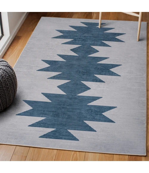 Jonathan Y WASHABLE Gray WSH110D 7ft.-10in. X 10ft. Rect. Rug
