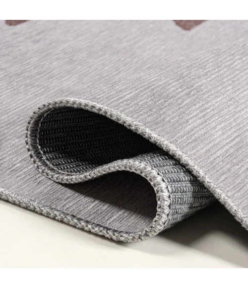 Jonathan Y WASHABLE Gray WSH110E 3ft.-11in. X 6ft. Rect. Rug