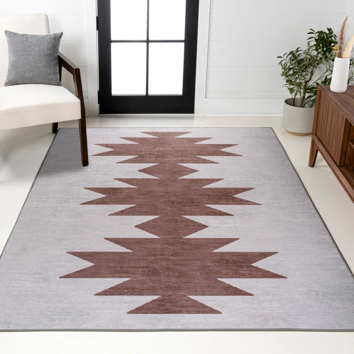 Jonathan Y WASHABLE Blue WSH110F 8ft.-10in. X 12ft. Rect. Rug