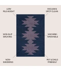 Jonathan Y WASHABLE Blue WSH110F 2ft.-11in. X 5ft. Rect. Rug
