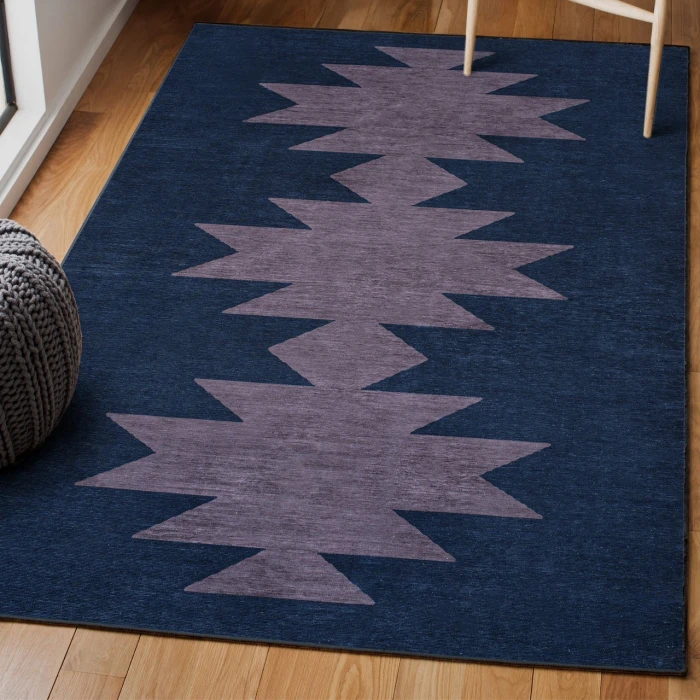 Jonathan Y WASHABLE Blue WSH110F 2ft.-11in. X 5ft. Rect. Rug
