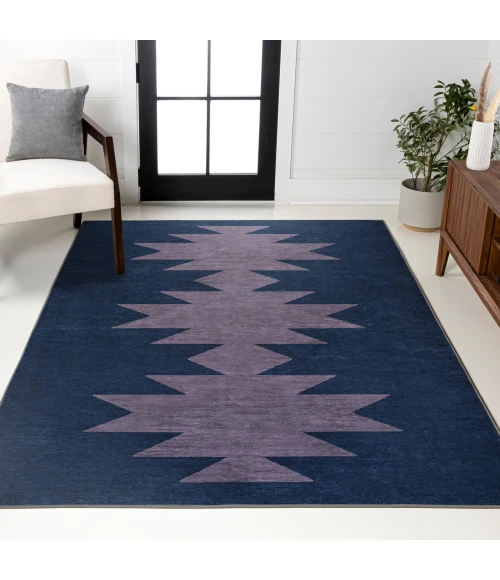 Jonathan Y WASHABLE Blue WSH110F 2ft.-11in. X 5ft. Rect. Rug