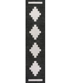 Jonathany Wsh111A WSH111A Black/Cream Area Rug 2 ft. X 8 ft. Rectangle