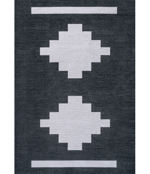 Jonathan Y WASHABLE Blue WSH100A 8ft.-10in. X 12ft. Rect. Rug